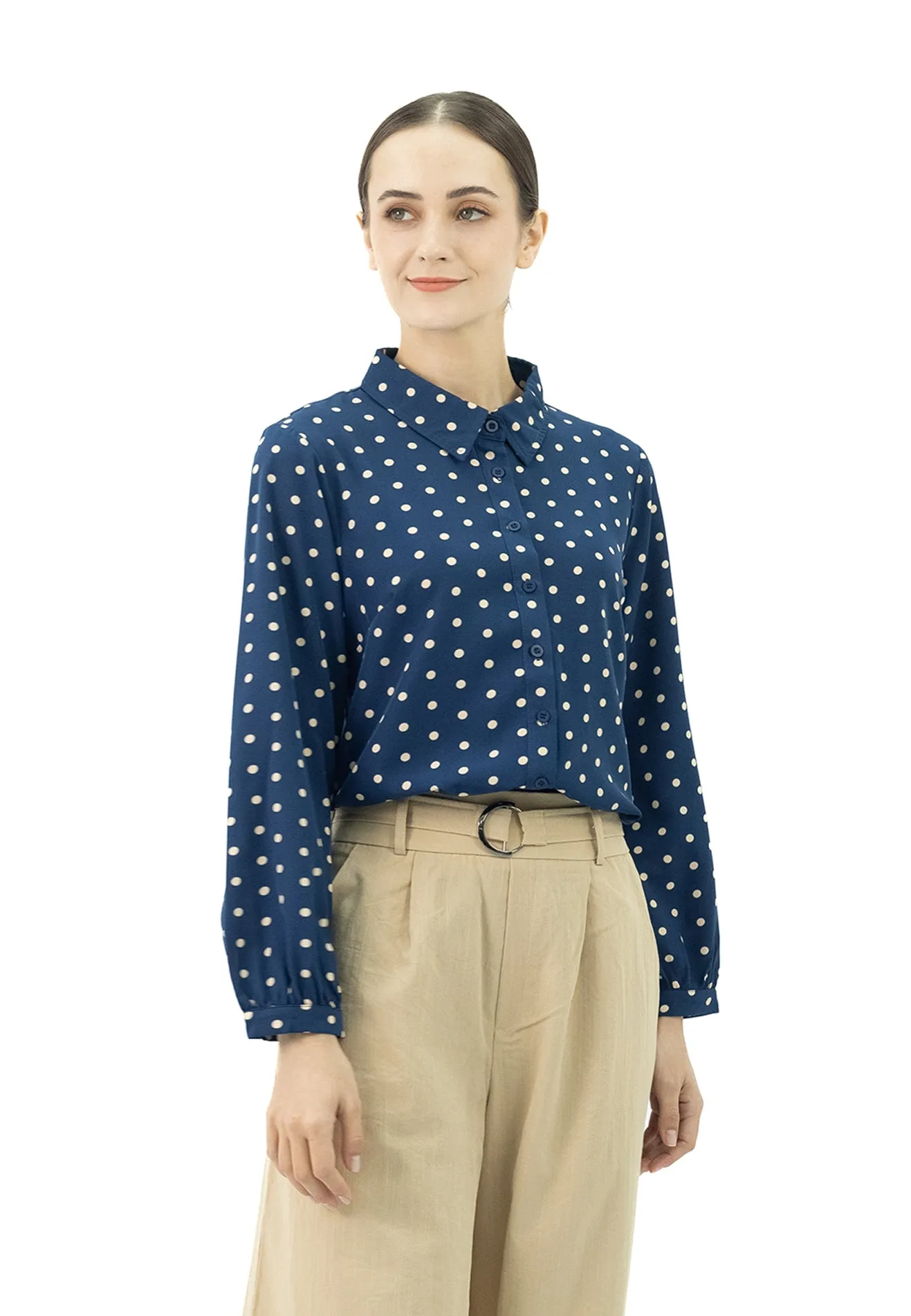 DAISY By VOIR Vintage Front Button Up Blouse