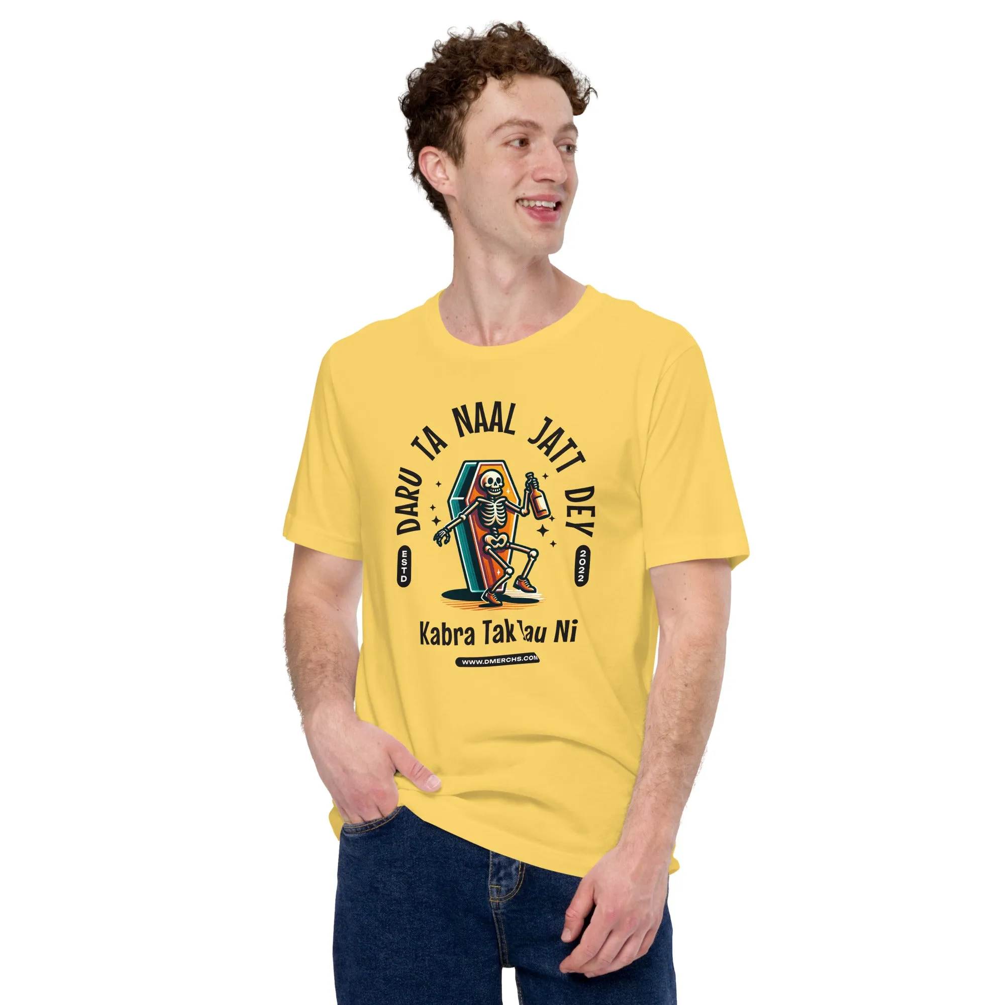 Daru ta naal jatt dey Unisex t-shirt