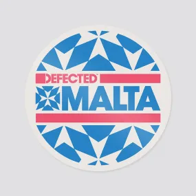 Defected Malta Circular Sticker