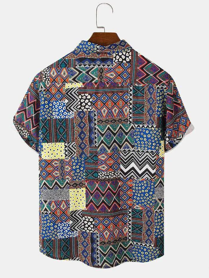 Desi Indian Bandana Digital Print Shirt