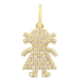 Diamond Girl Loose Charm