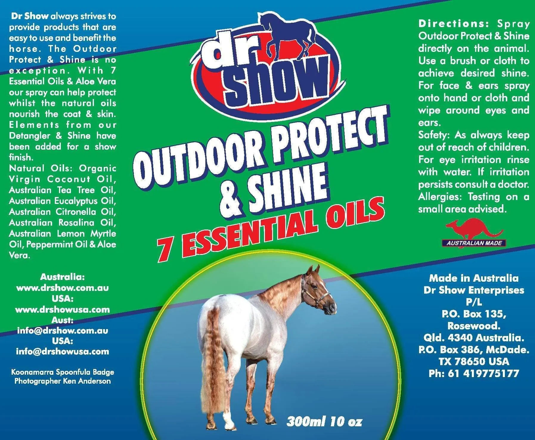 Dr Show Out Door Protect and Shine