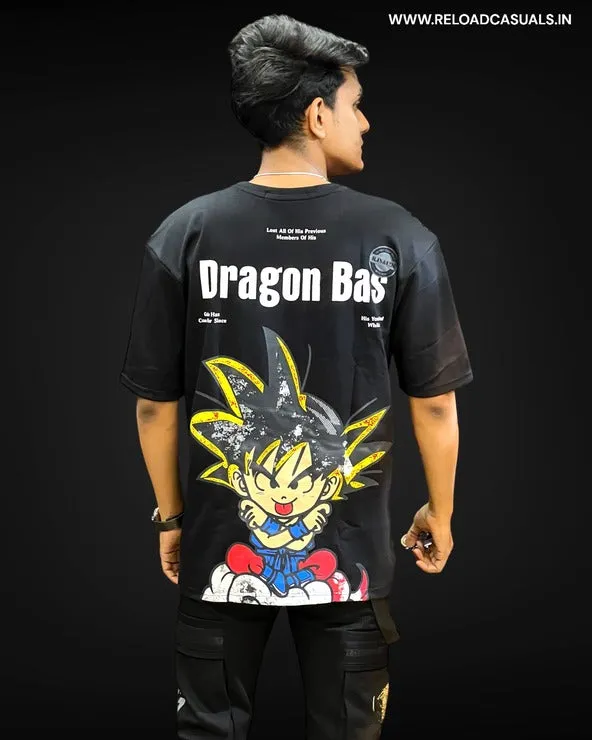 Dragon Ball Back Print Off Shoulder T-Shirt