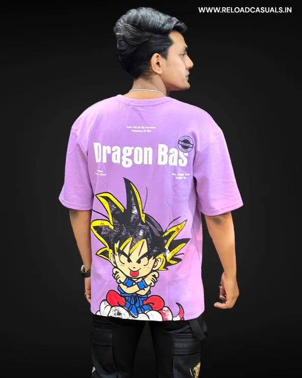 Dragon Ball Back Print Off Shoulder T-Shirt