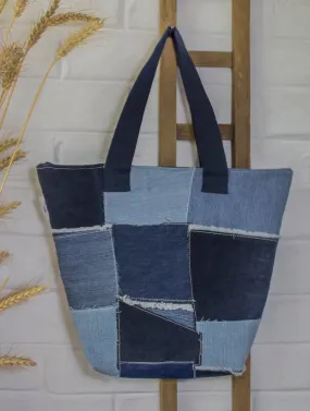 Dwij Upcycled Patchwork tote