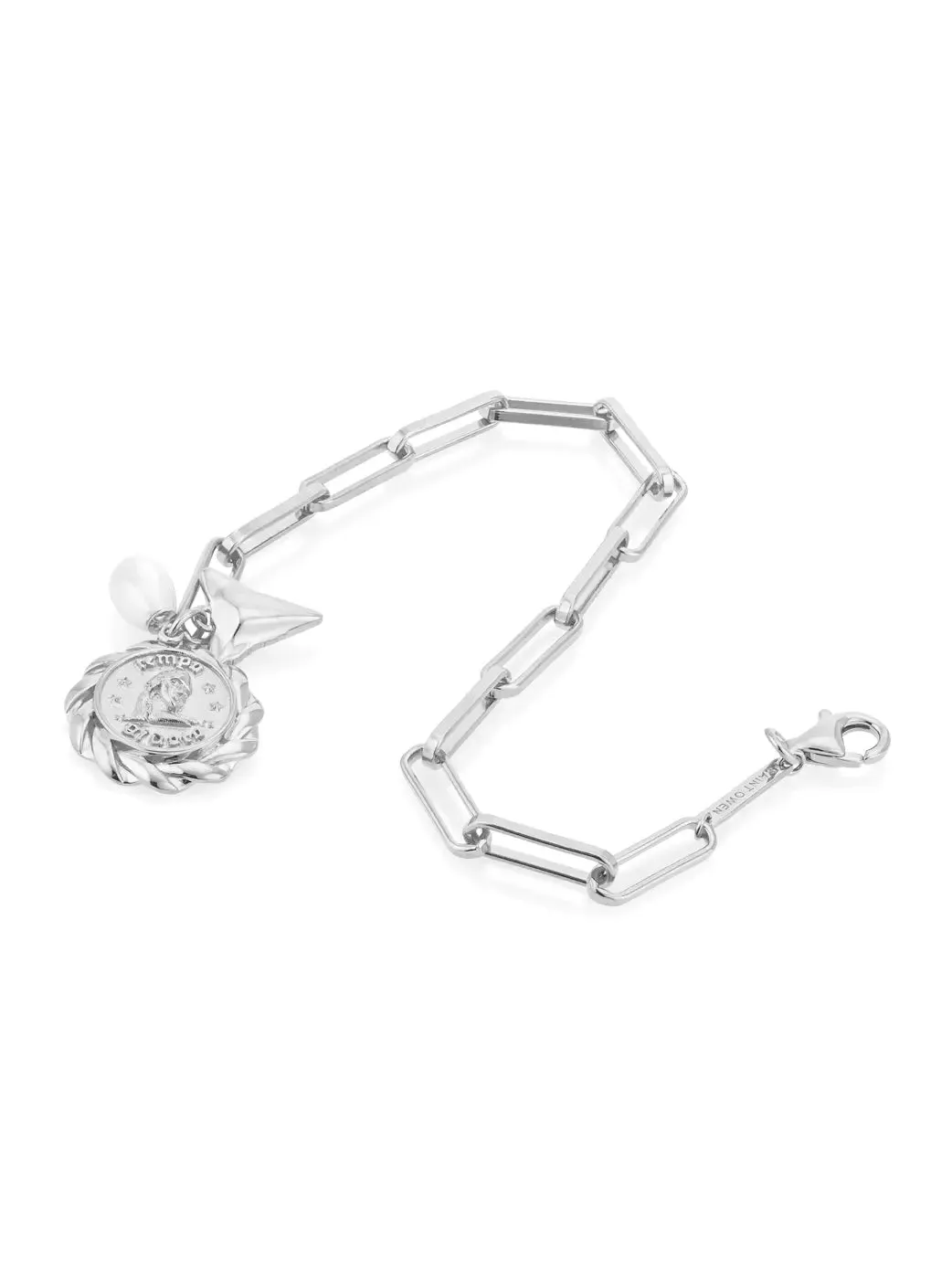 EIRENE COIN BRACELET - Silver