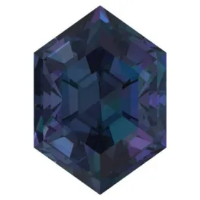 Elongated Hexagon FAB Lab-Grown Alexandrite Gems