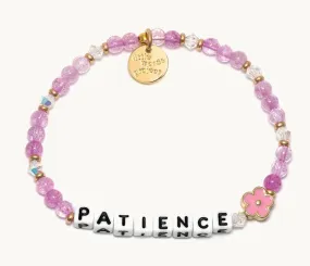 Feelin' Lucky - 'Patience' with Flower Little Words Project Friendship Beaded Bracelet