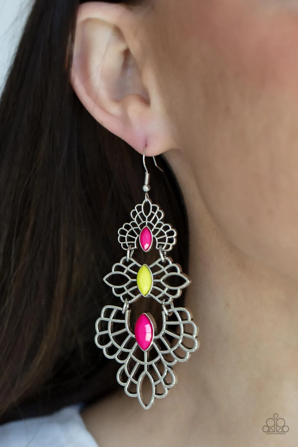 Flamboyant Frills - Multi Earring