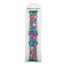 Flamingo Floral Watchband