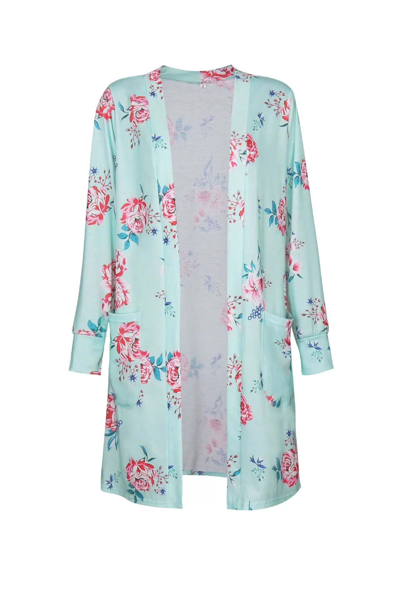 Floral Long Sleeve Cardigan