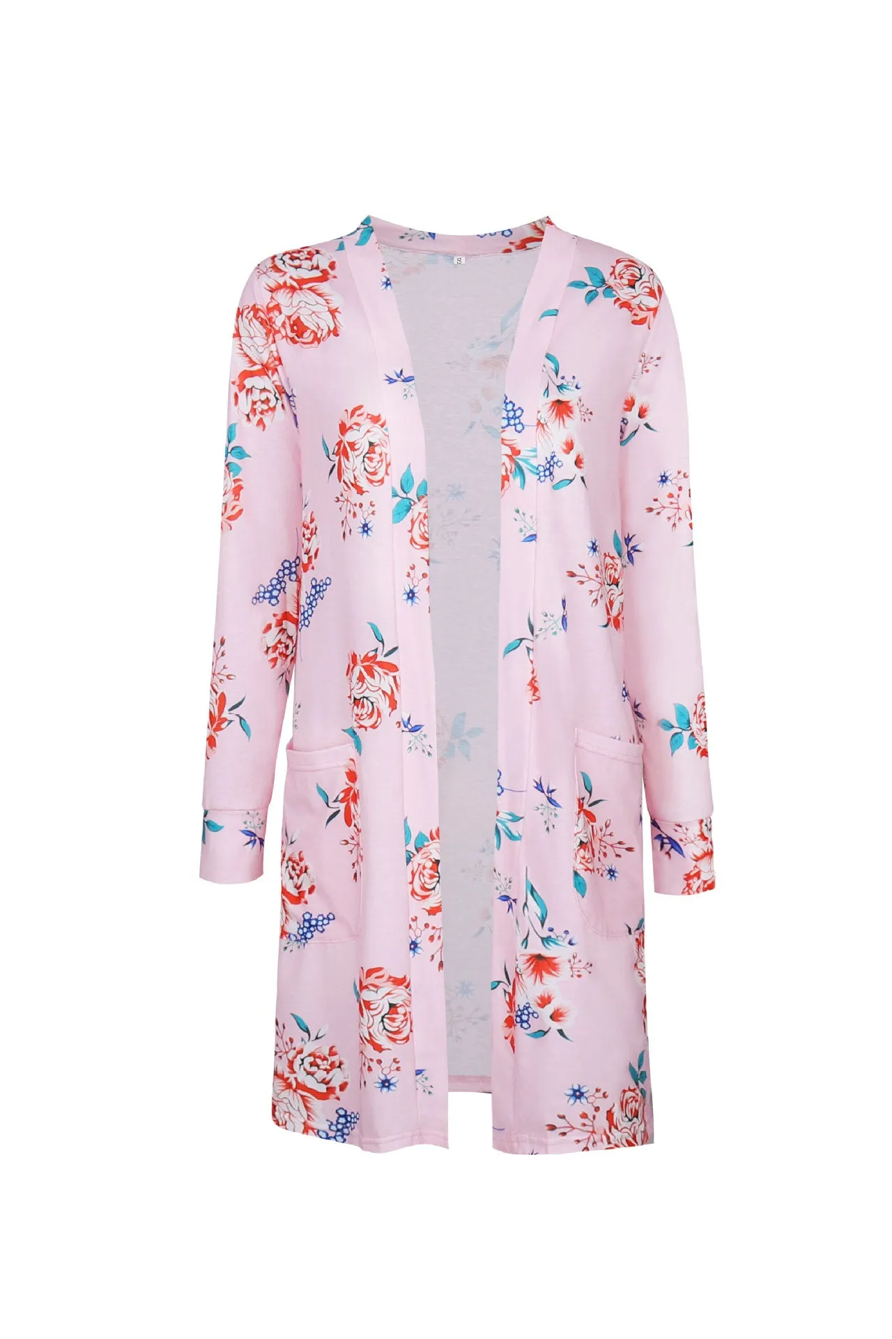 Floral Long Sleeve Cardigan