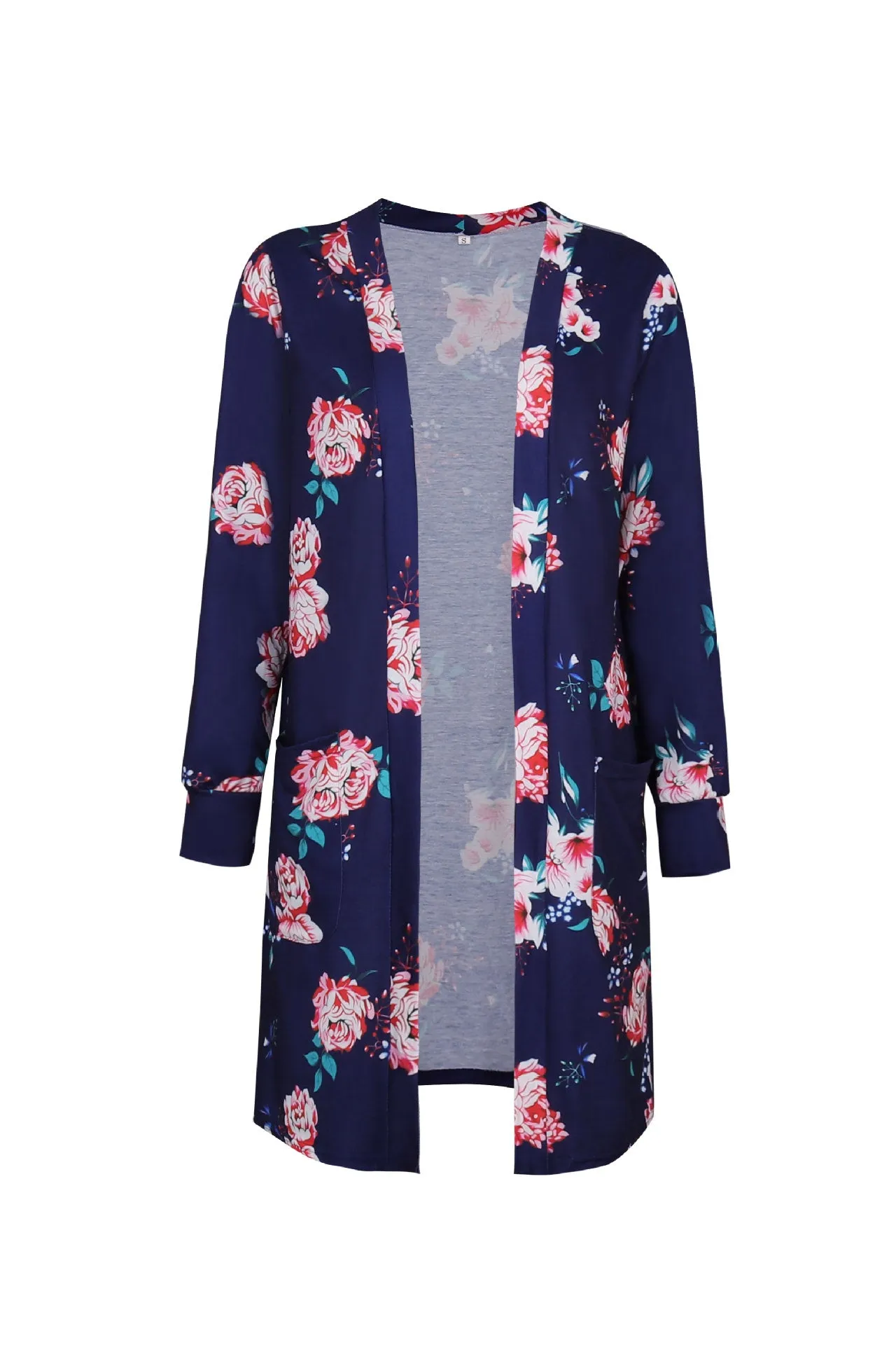 Floral Long Sleeve Cardigan