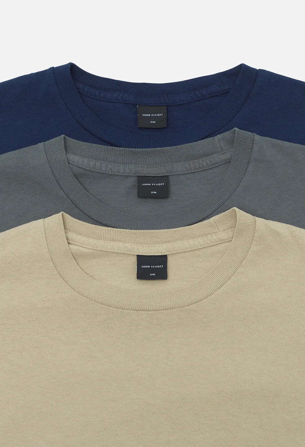 Foundation 3 Pack Tees / Clay x Slate x Navy