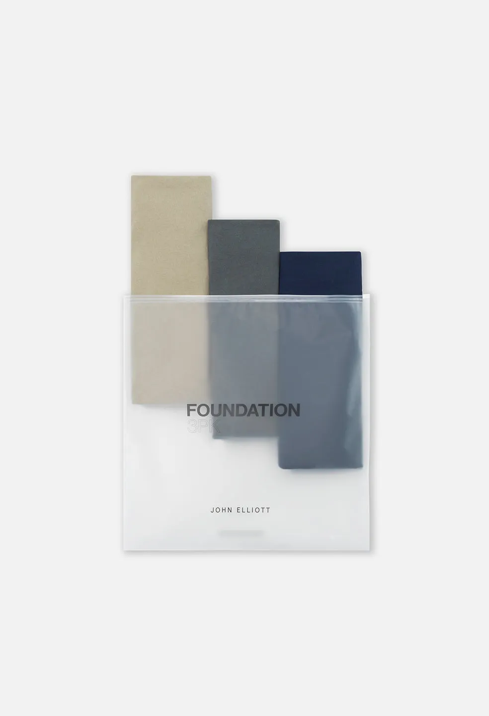 Foundation 3 Pack Tees / Clay x Slate x Navy