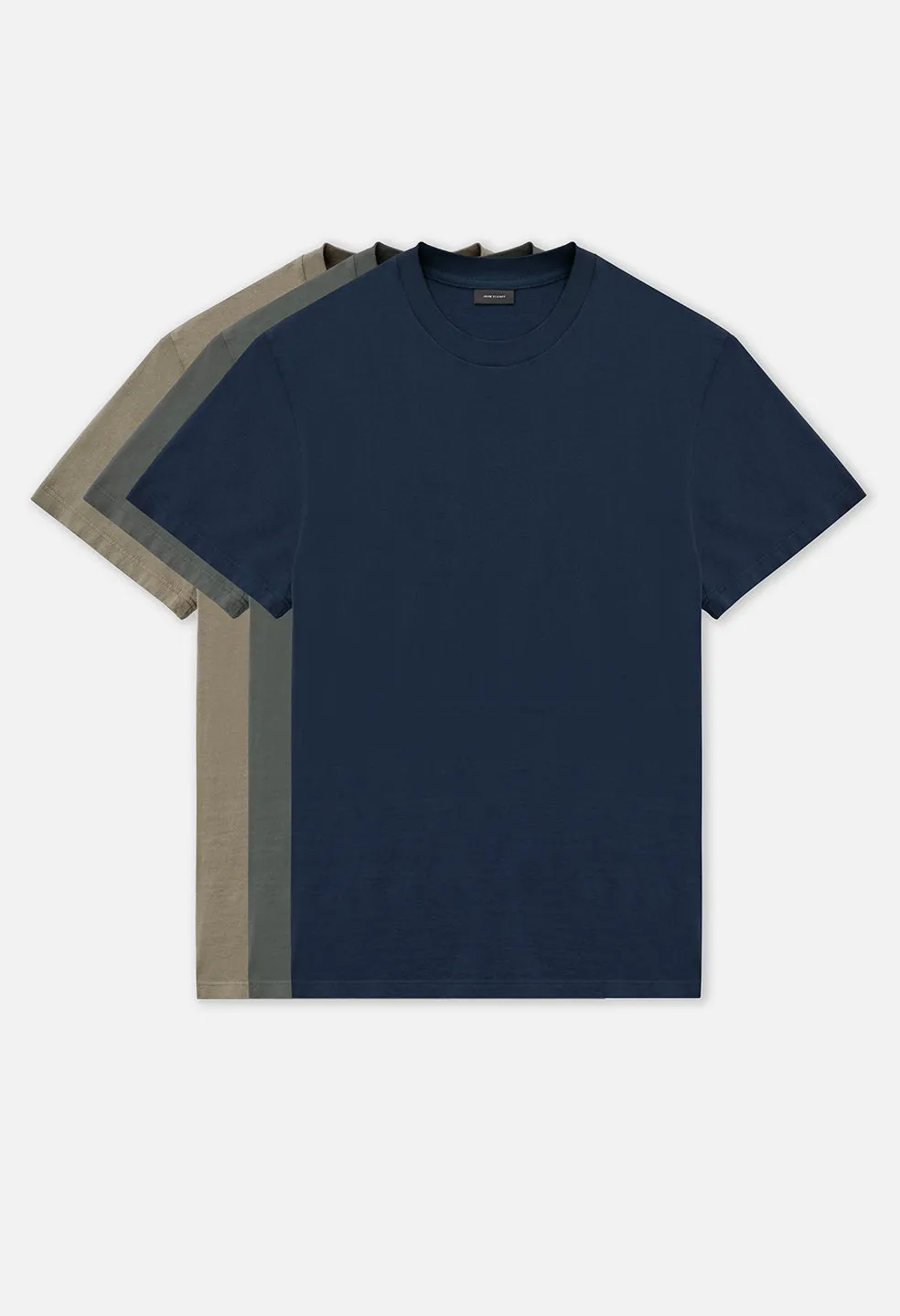 Foundation 3 Pack Tees / Clay x Slate x Navy