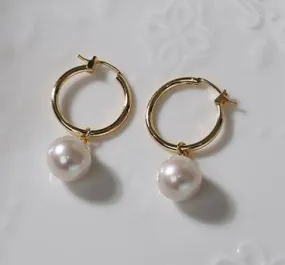 French Style Pearl Drop Earring