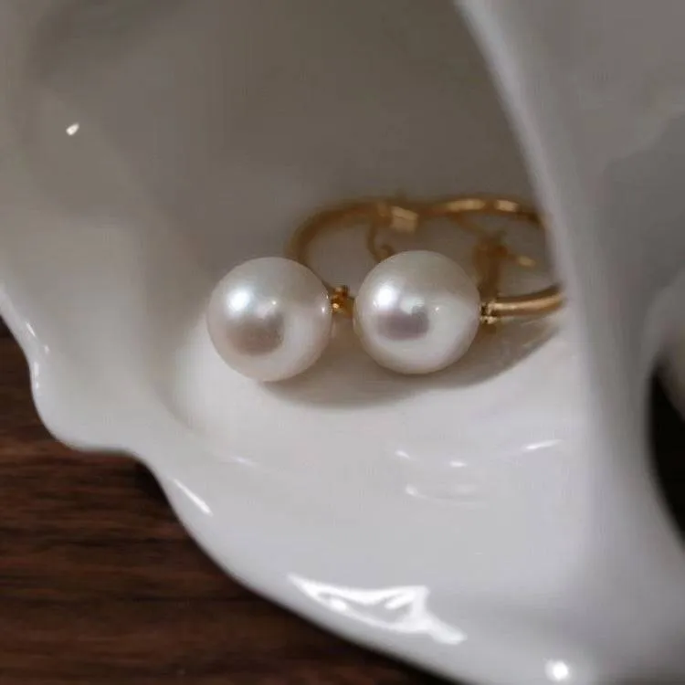 French Style Pearl Drop Earring