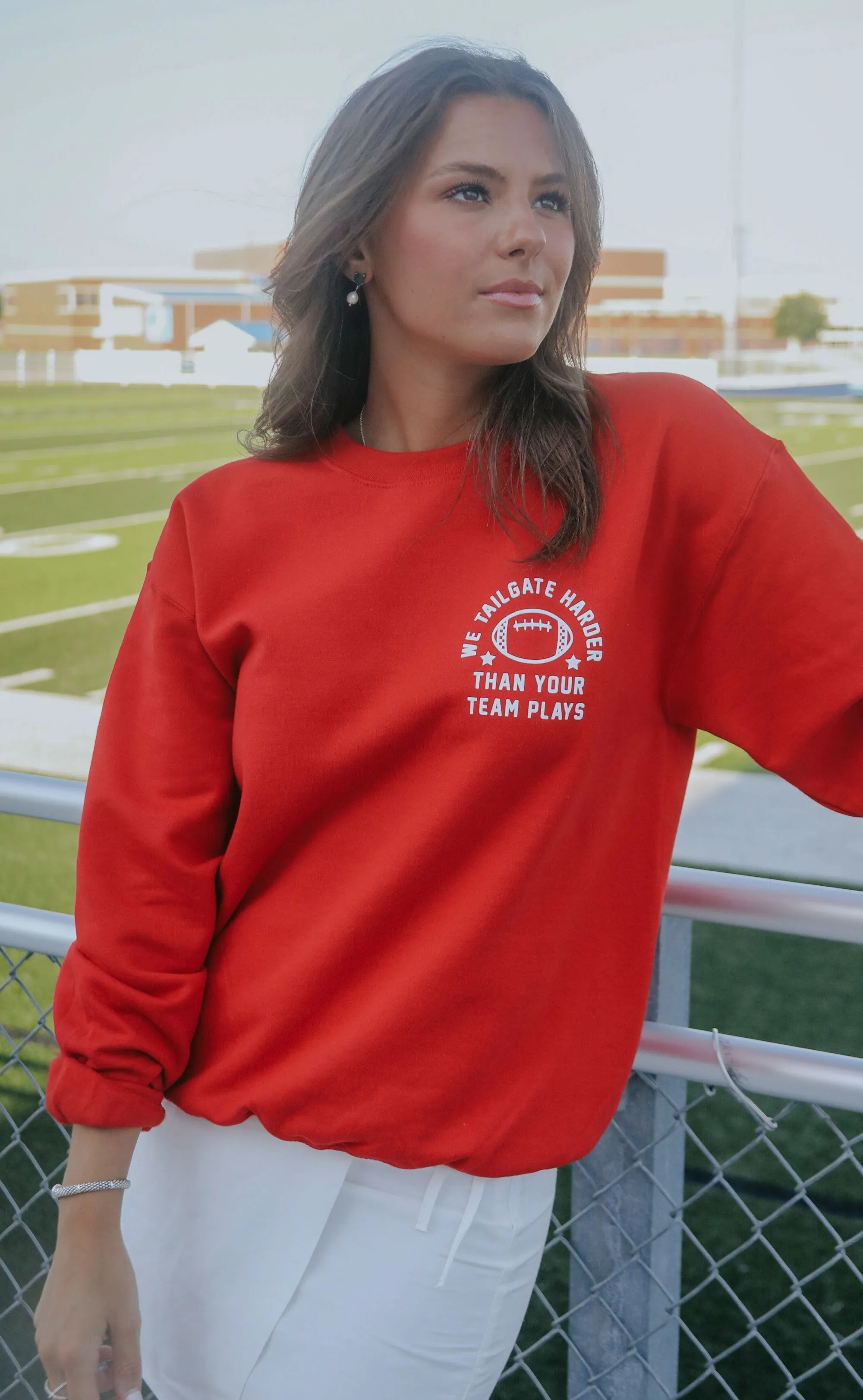 friday   saturday: tailgate harder sweatshirt