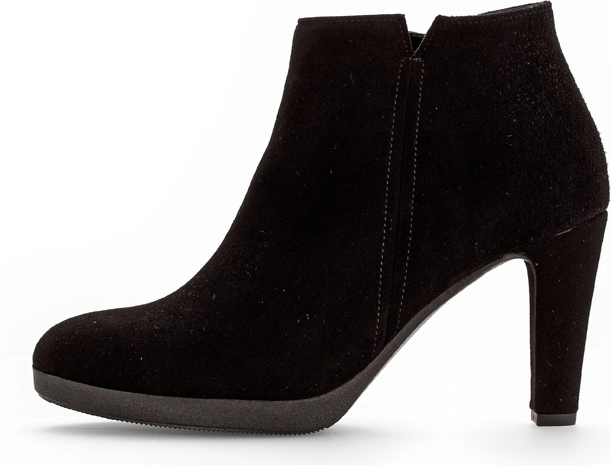 GABOR Black Suede Platform  Shoe Boot 89017