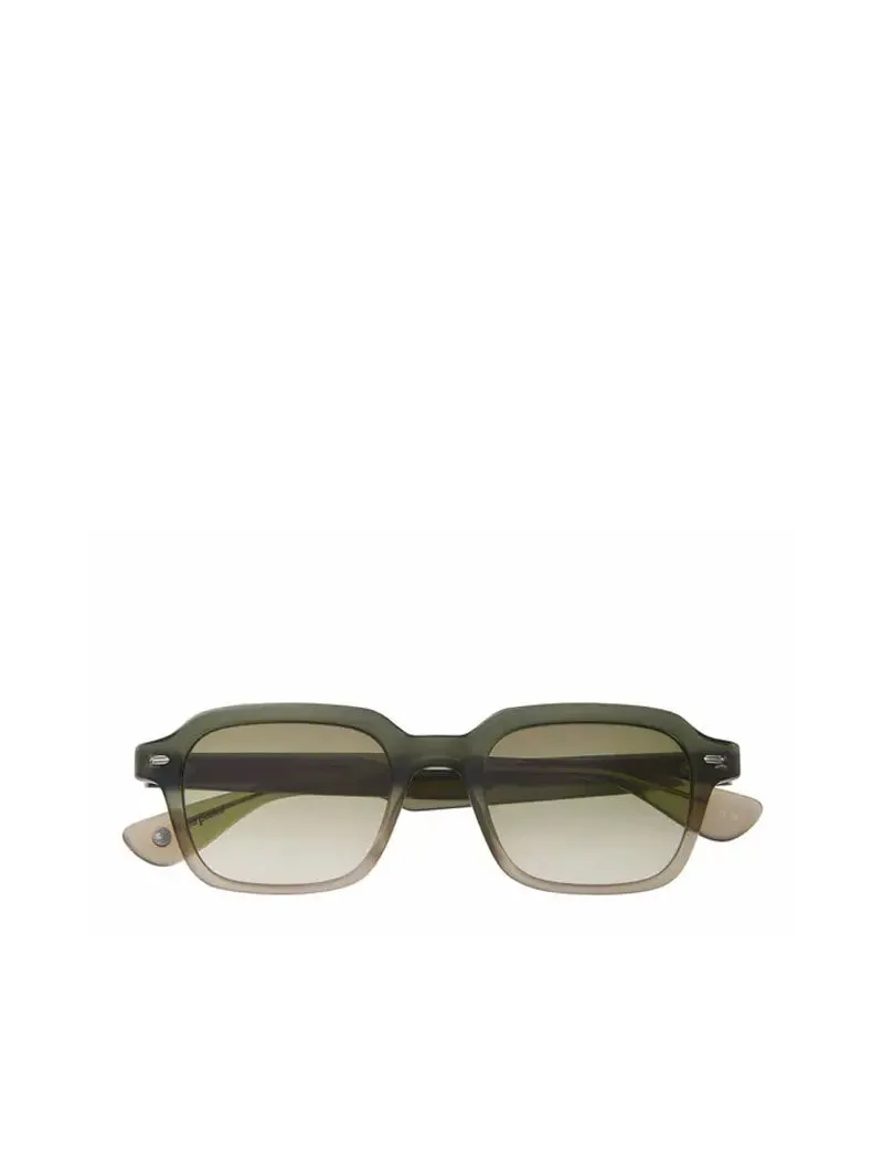 Garrett Leight OG Freddy P 49 Sunglasses Matte Cyprus Fade/Olive Gradient