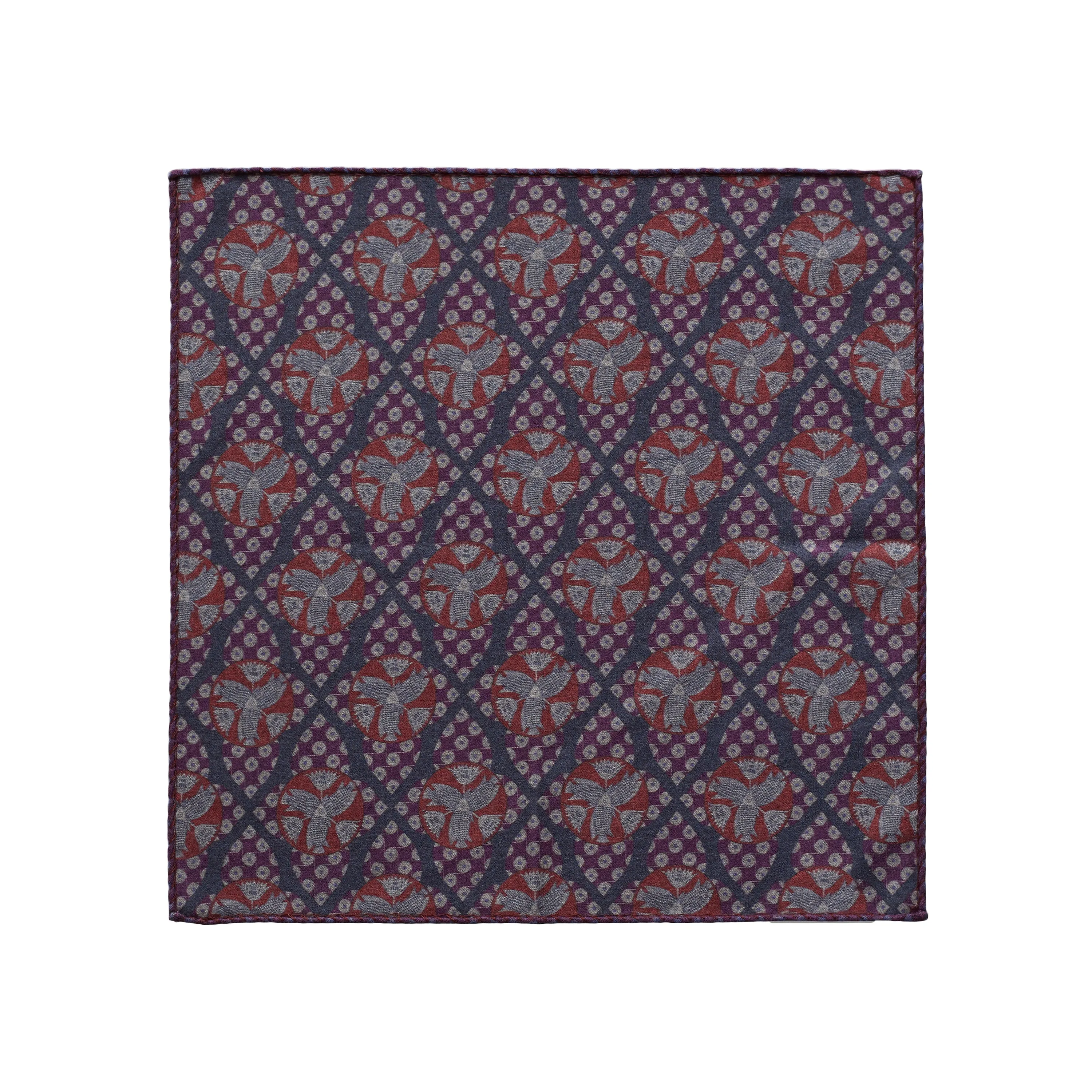 Geometric & Dotted Pocket Square