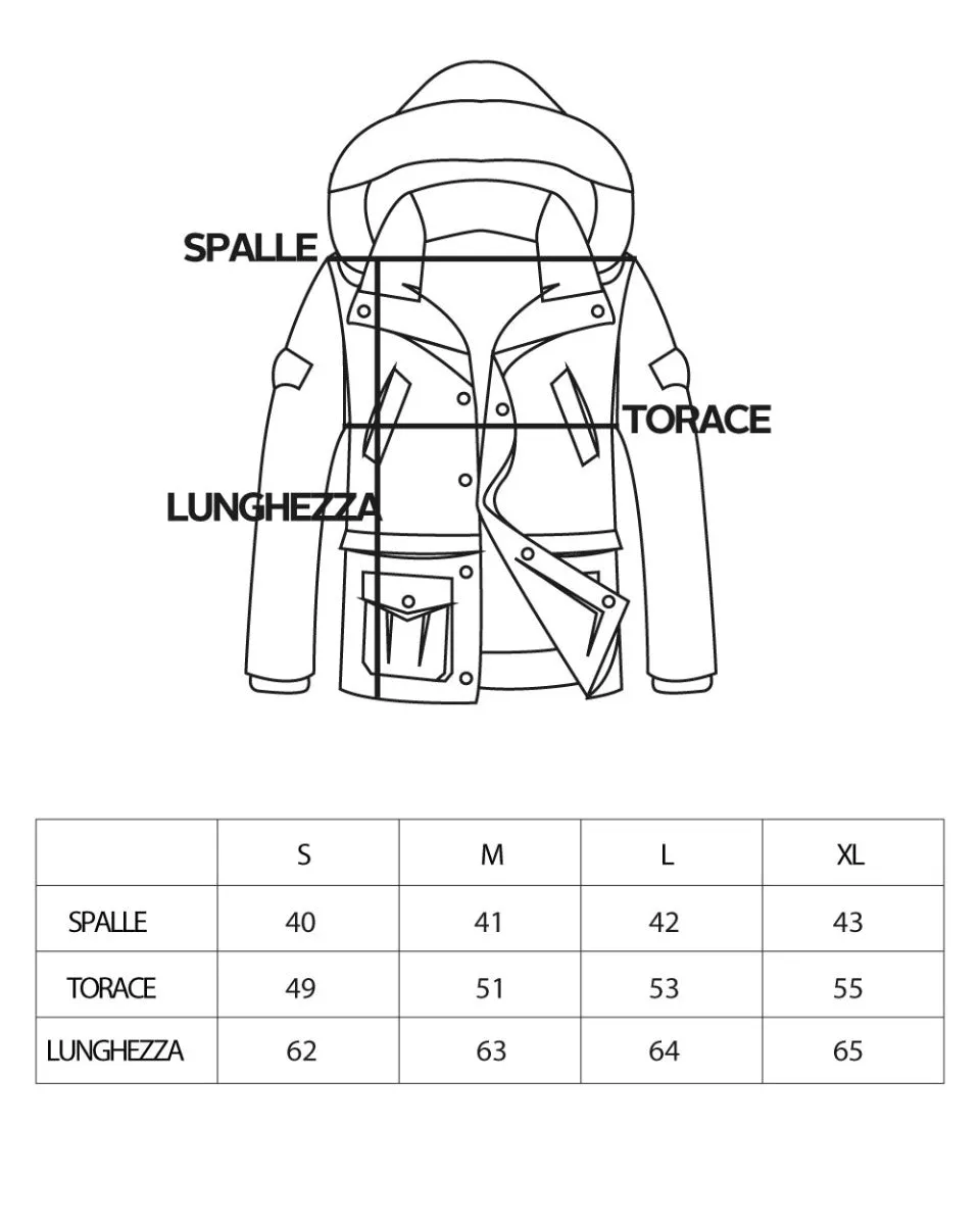 Giubbotto Uomo Chiodo Biker Ecopelle Colletto Tinta Unita Nero GIOSAL-G3040A