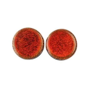 Glass Plugs - Red Dichro