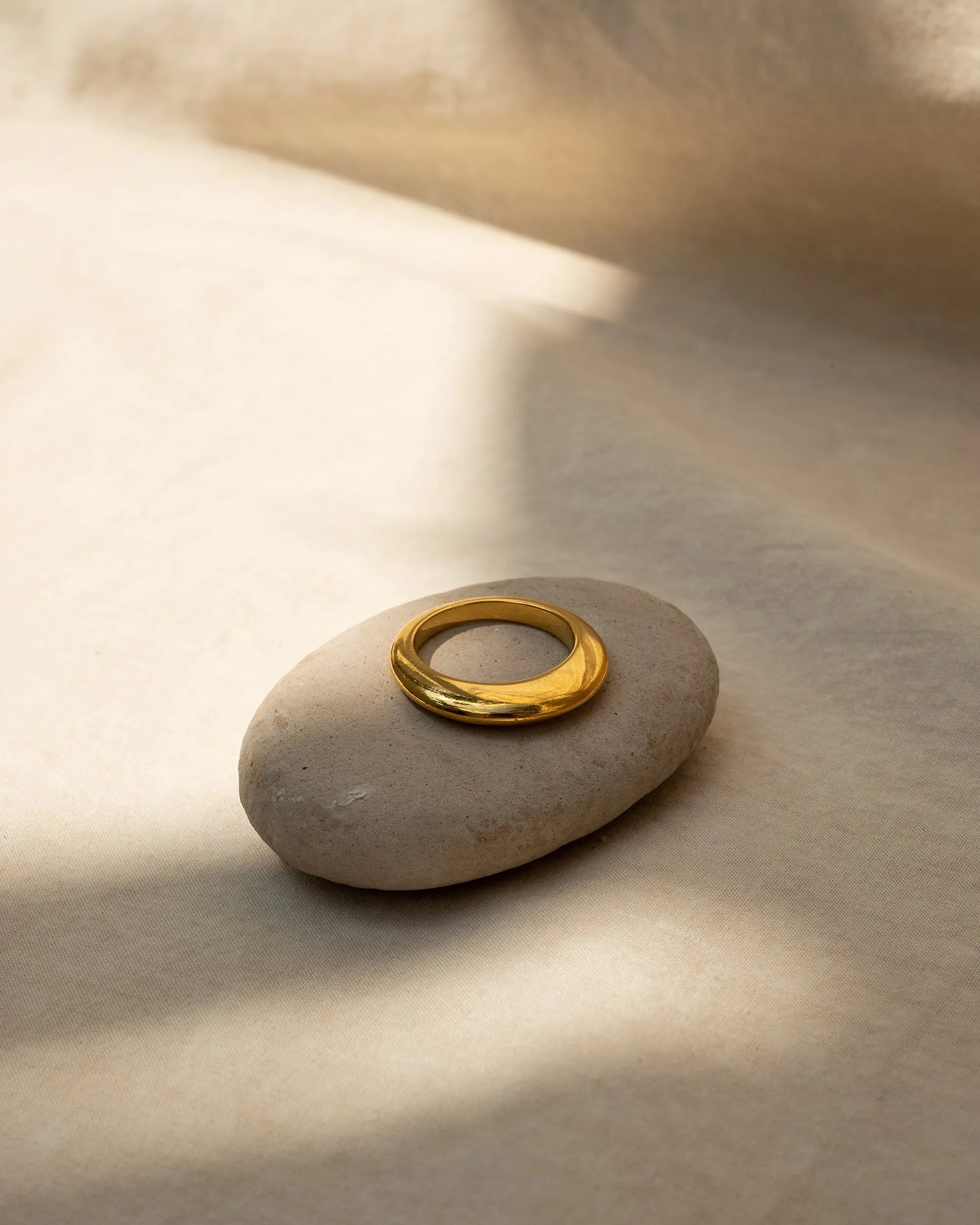 Gold-Vermeil ring / DISC