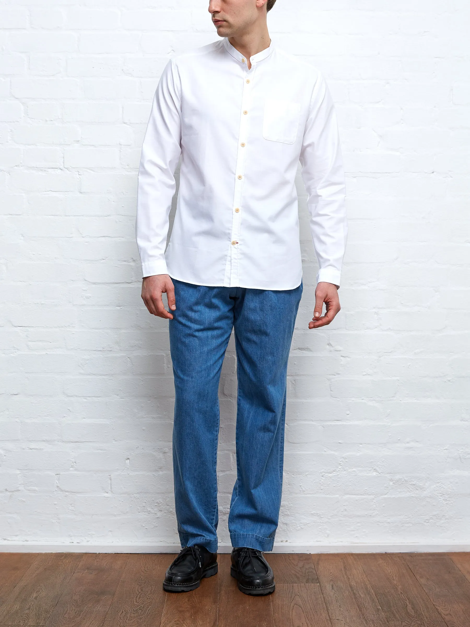 Grandad Shirt Brecon White