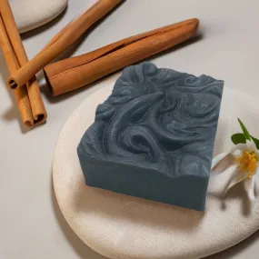 Green Tea Cinnamon infused in Bamboo Charcoal Soap