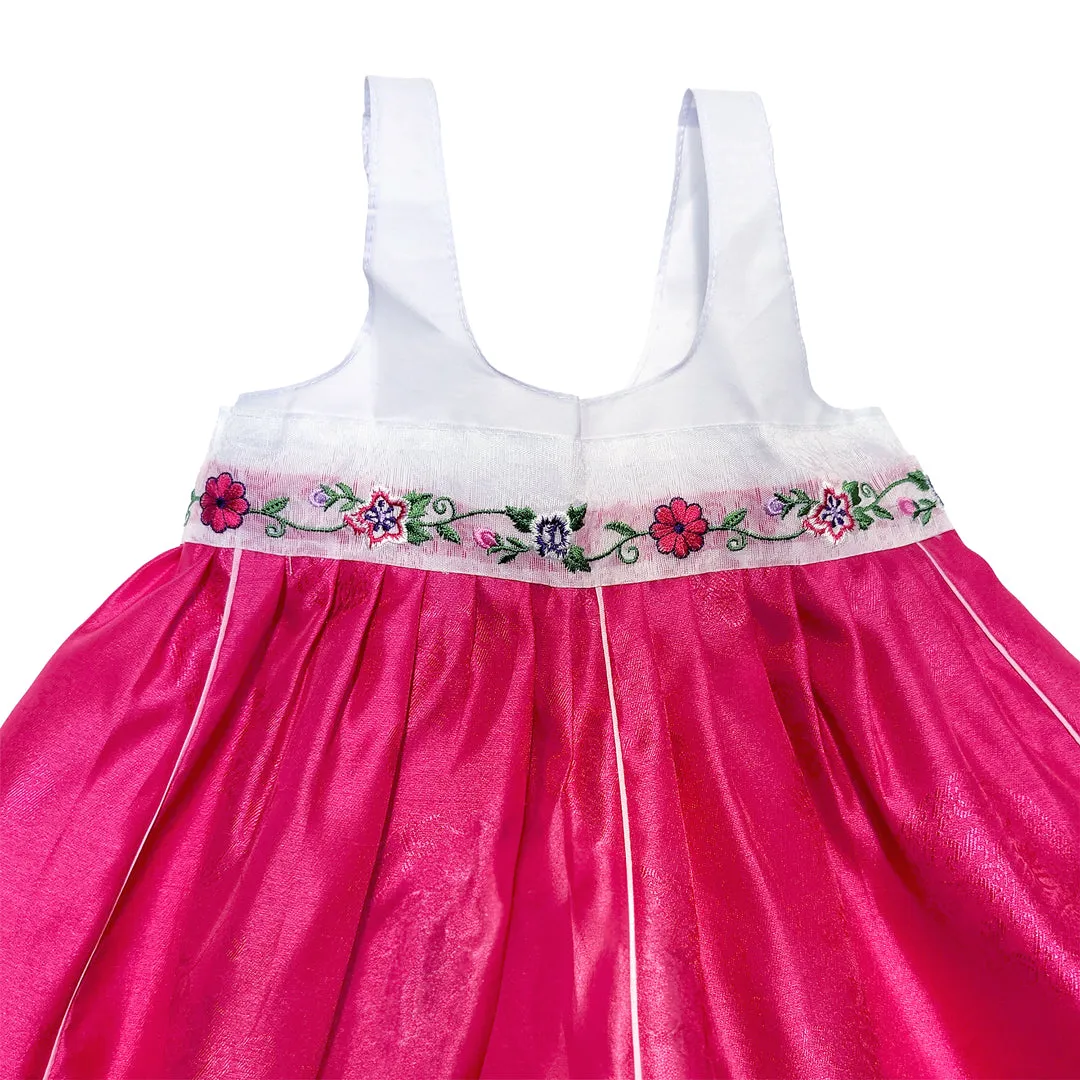 Hanbok Baby Girl 5-piece Set - Noble Girl Pink/Hot Pink