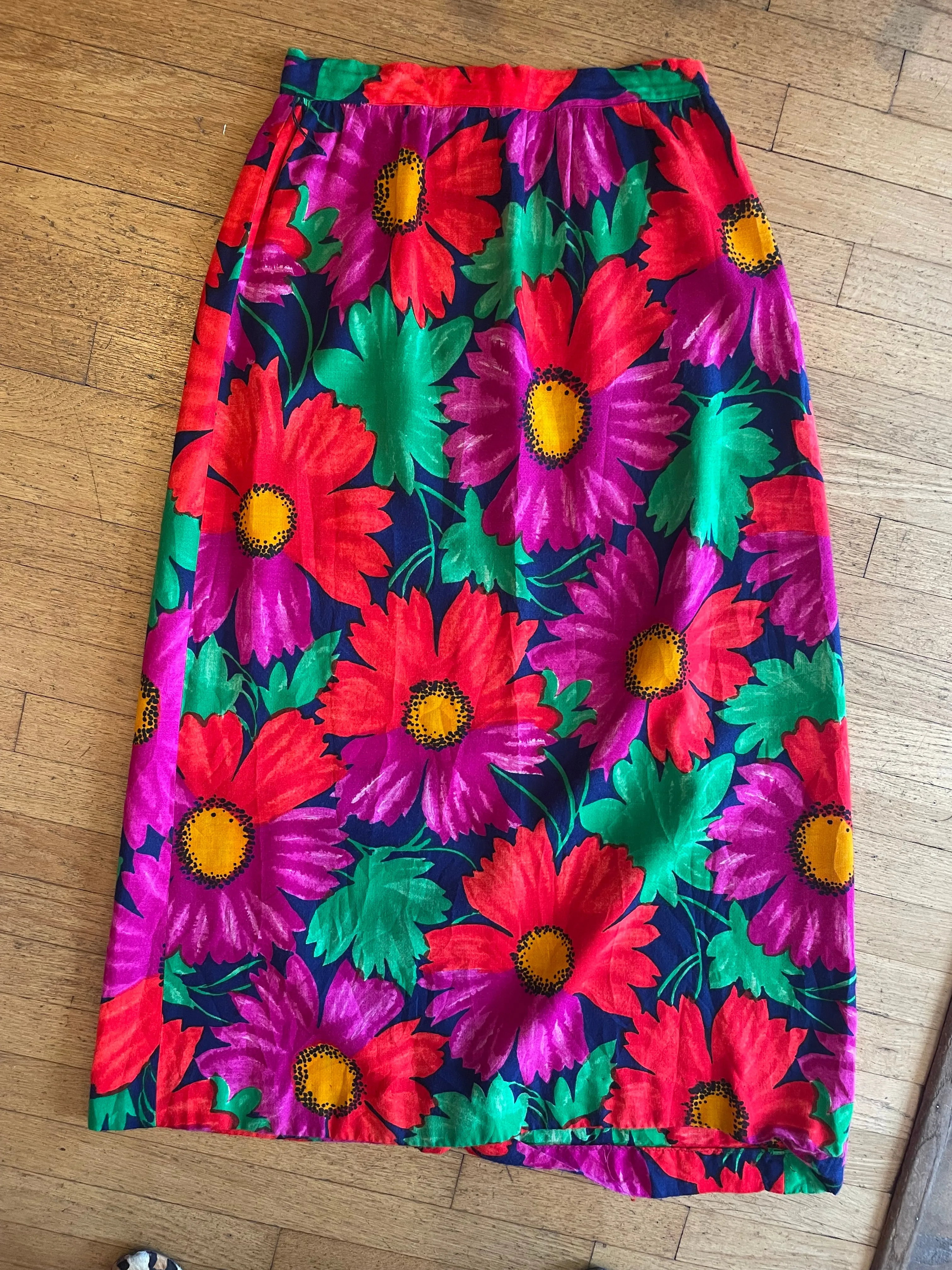 Happy Flower Maxi Skirt