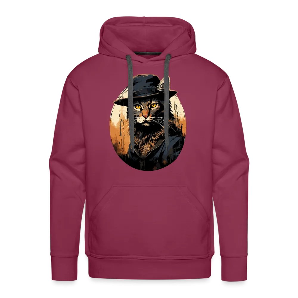 Herren Hoodie mit Katzenmotiv "Bayou Cat 2"