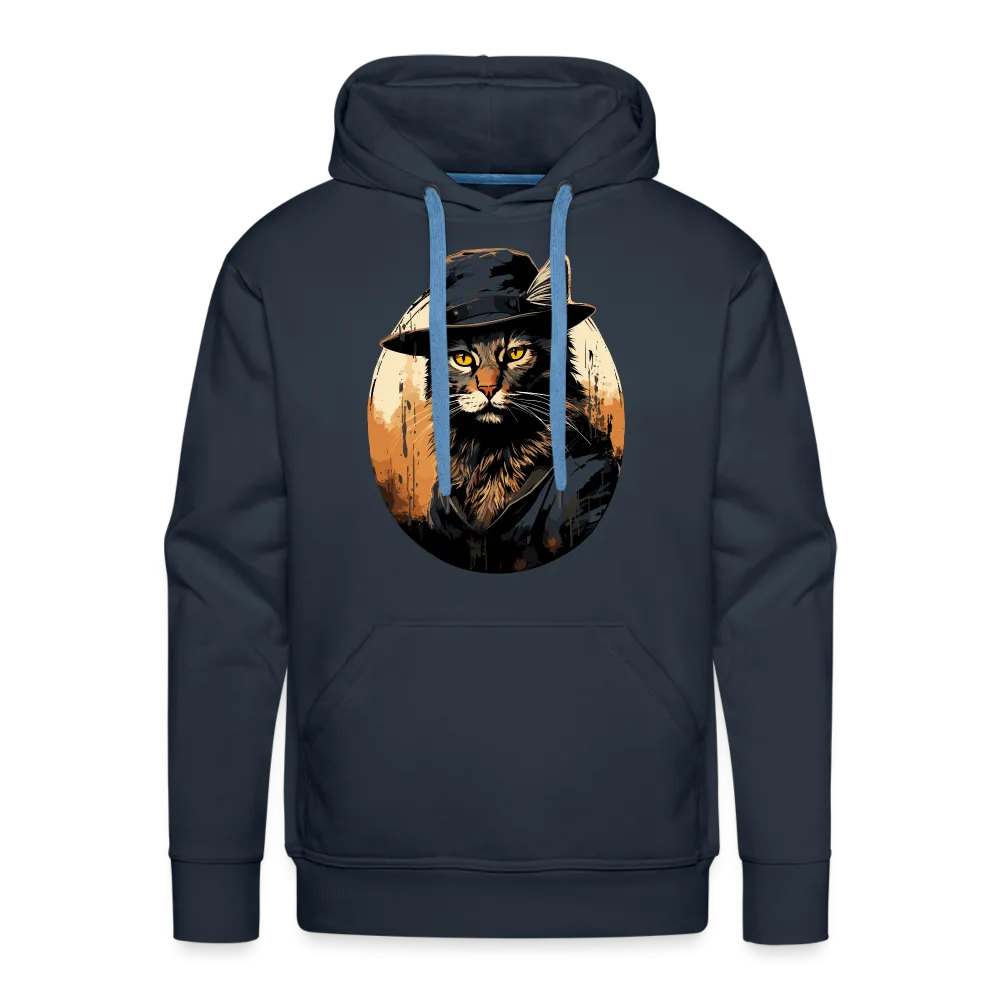 Herren Hoodie mit Katzenmotiv "Bayou Cat 2"