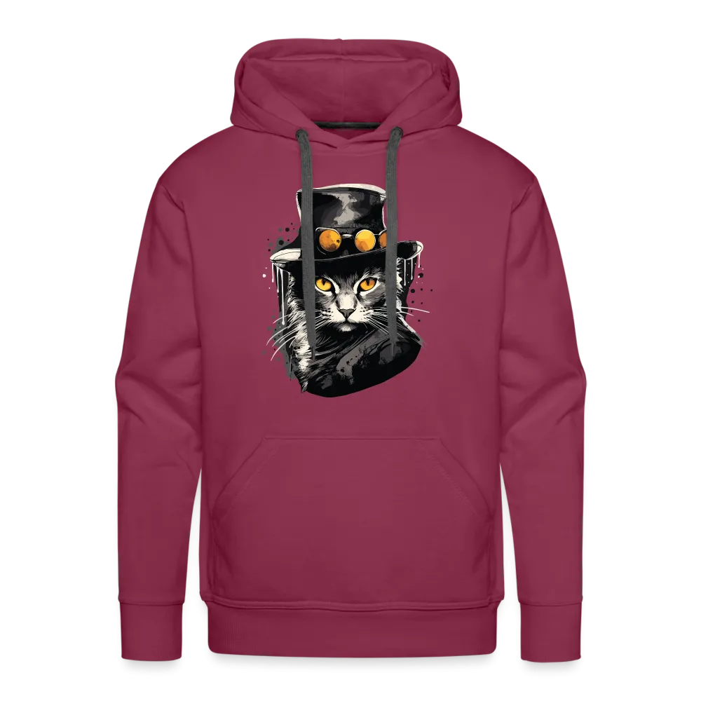 Herren Hoodie mit Katzenmotiv "Bayou Cat"