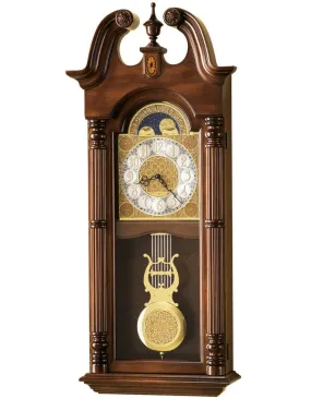 Howard Miller Maxwell Chiming Pendulum Wall Clock - Blue Moon Phase