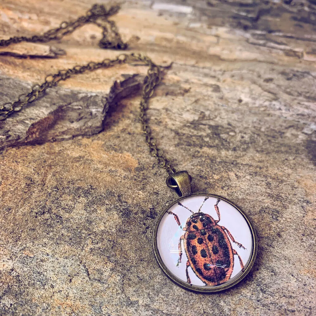 insecta // bug, bee or fly pendant necklace