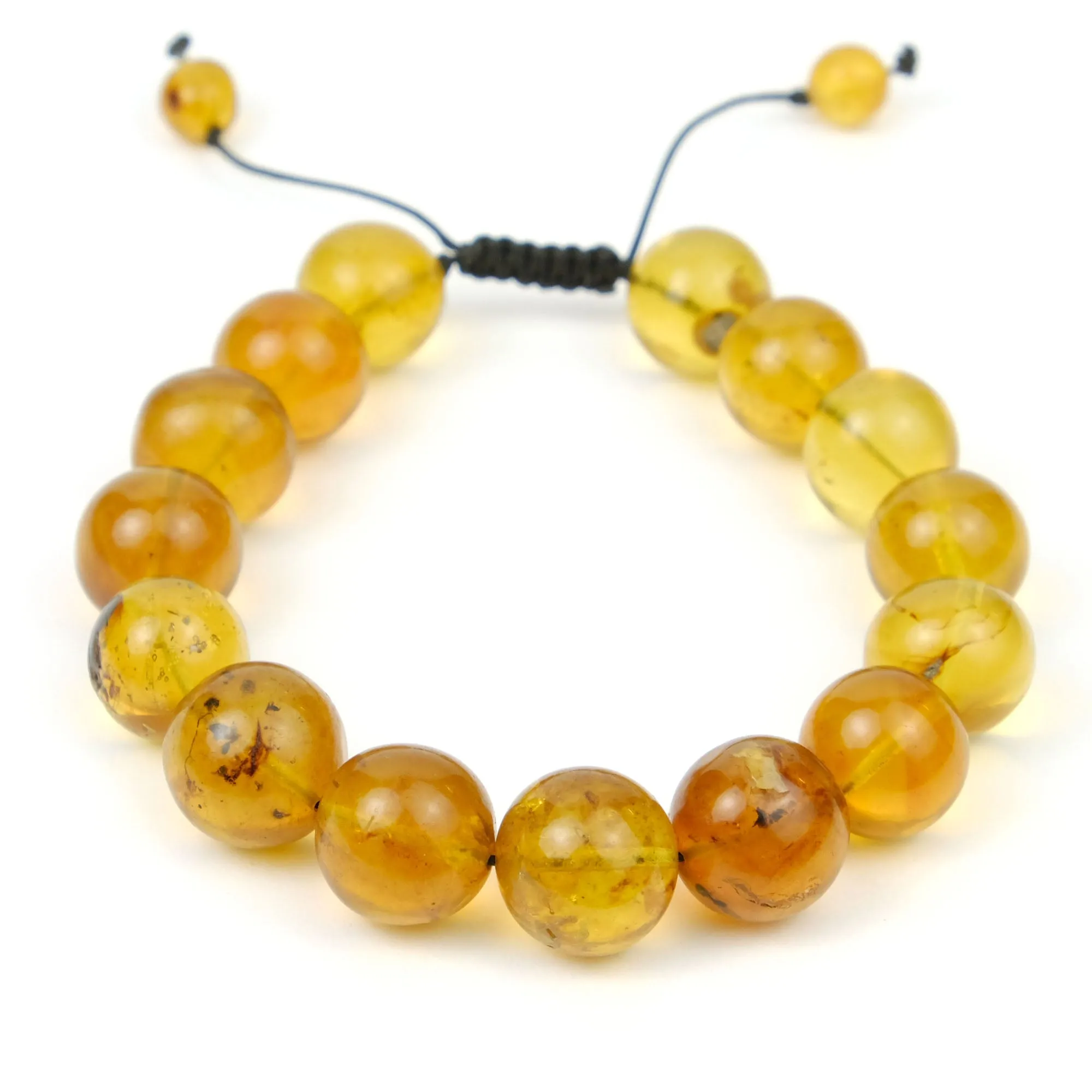 Kachin Amber Adjustable Bracelet 12-13mm