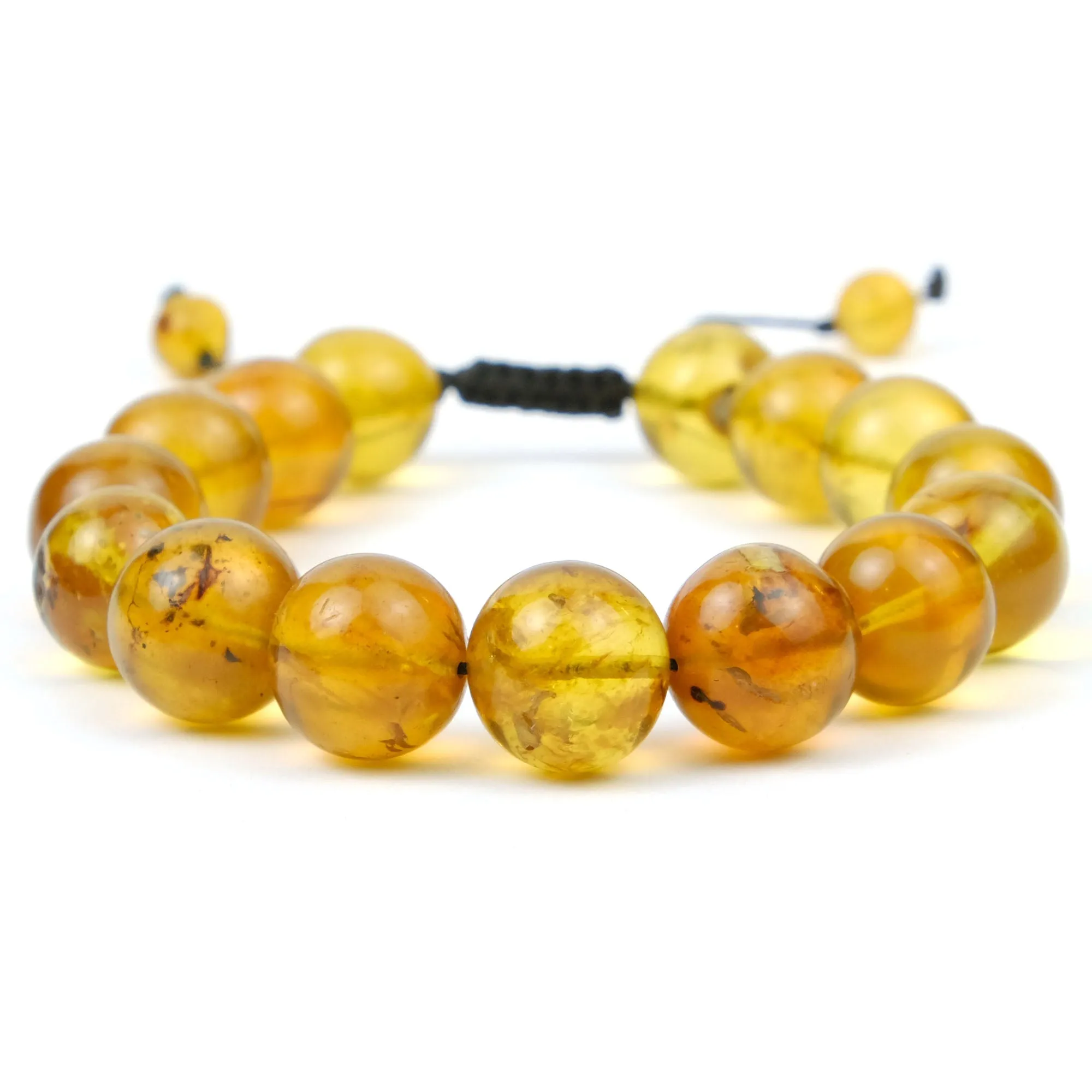 Kachin Amber Adjustable Bracelet 12-13mm