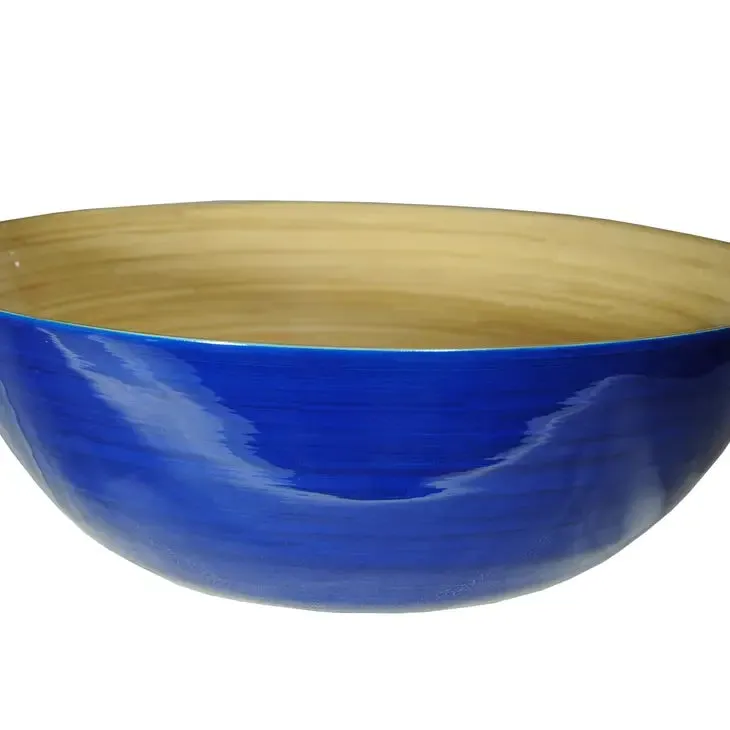 Lacquered Bamboo Bowls, 19.7 D x 6.7 H