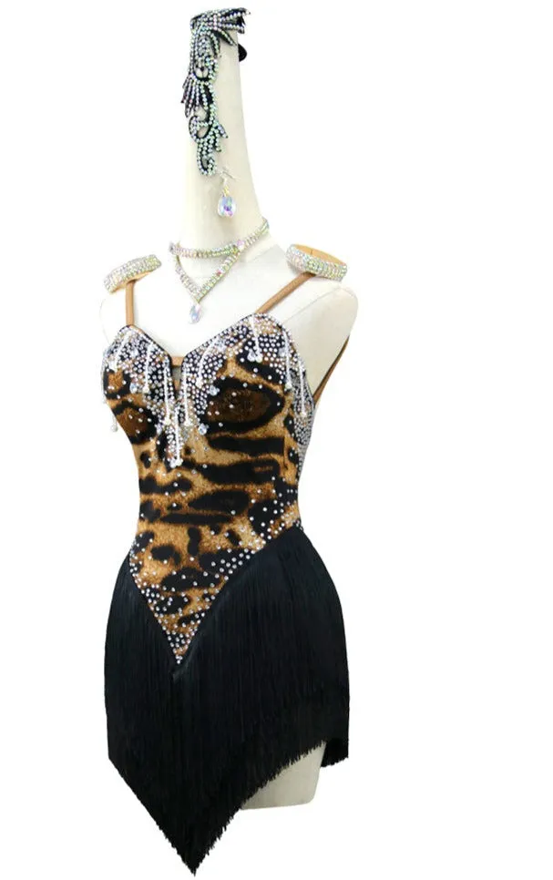 Latin Dance Dress | Custom - Made | QY41