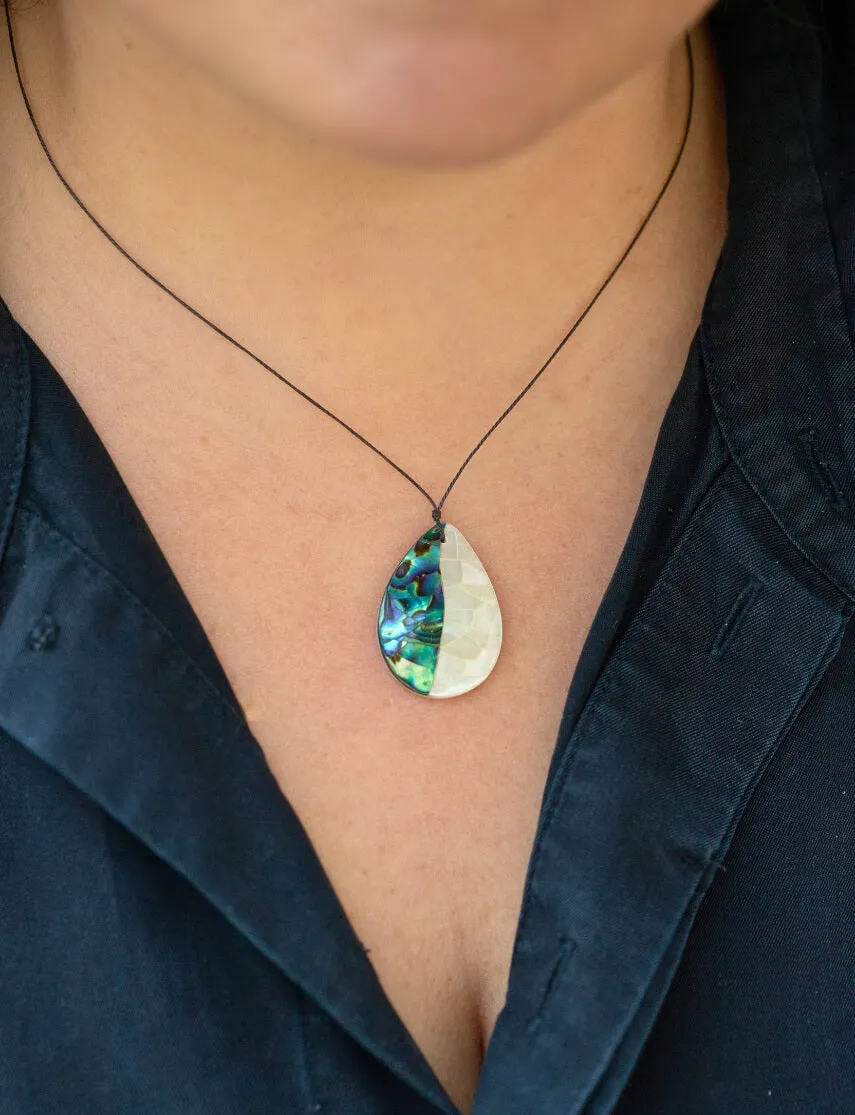 Limited Edition Mother of Pearl & Abalone Necklace for Fantastic Mom