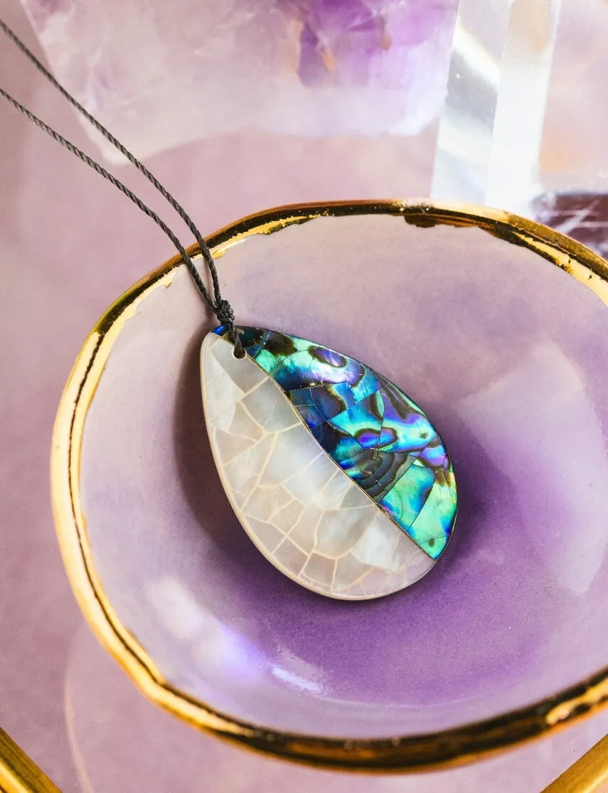 Limited Edition Mother of Pearl & Abalone Necklace for Fantastic Mom