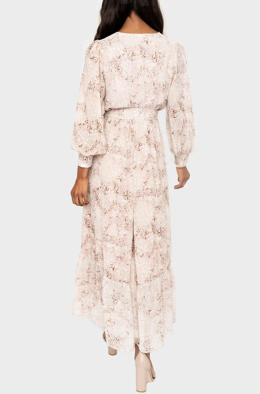 Lindsey Flowy Wrap Maxi Dress