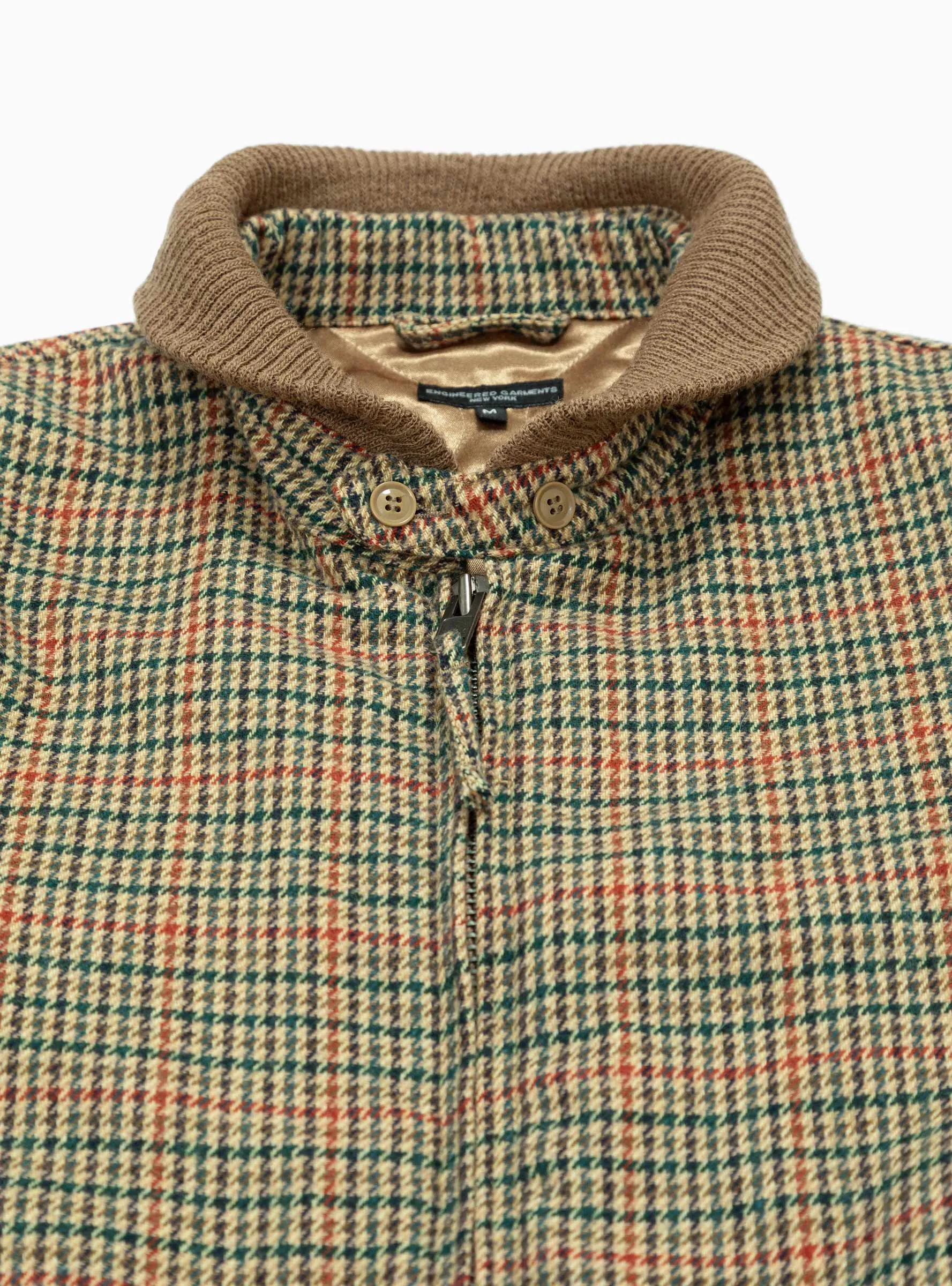 LL Jacket Khaki Gunclub Check