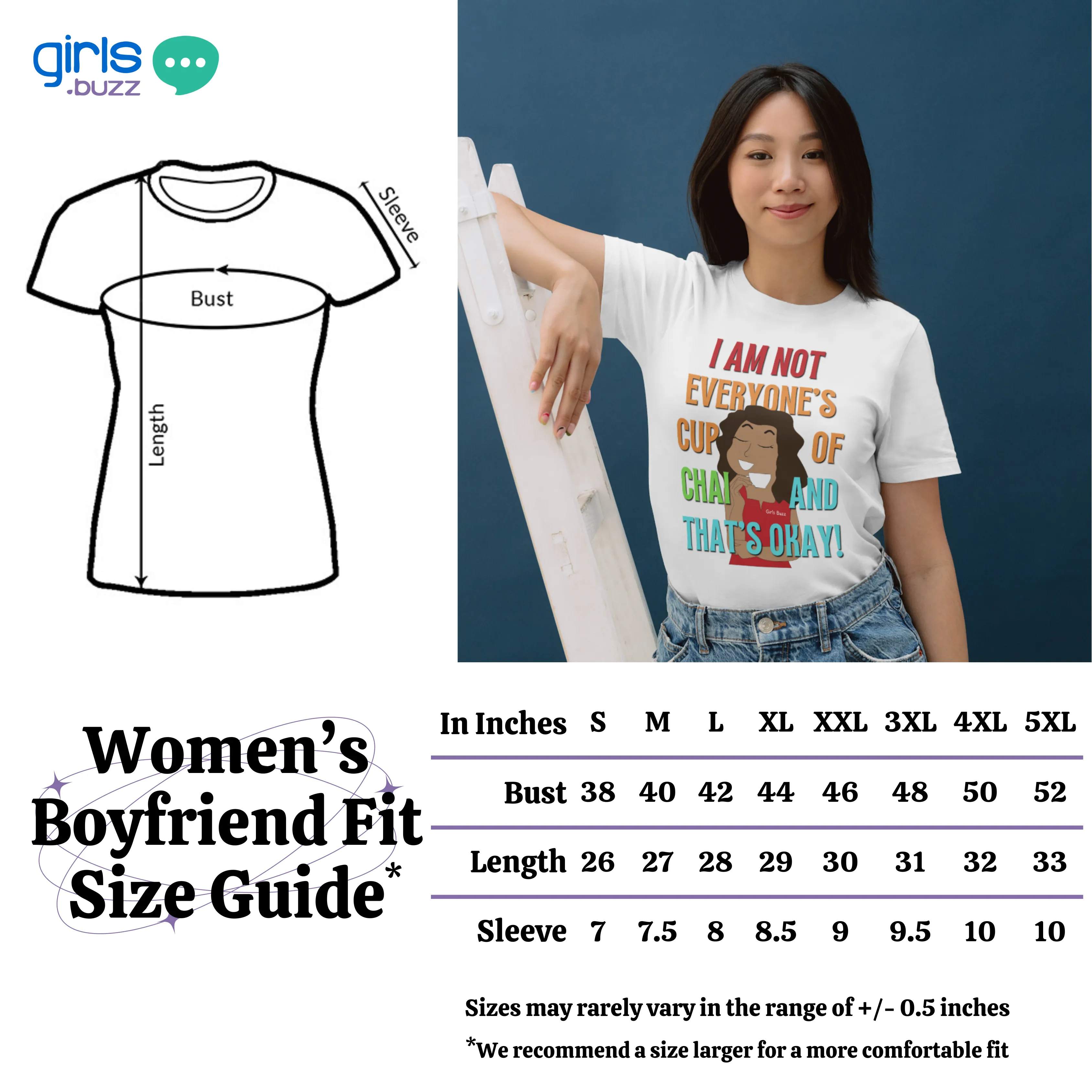 Log Toh Kahenge Boyfriend Fit T-shirt