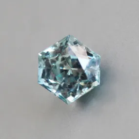 Loose 1.14 Ct Hexagon Green Sapphire