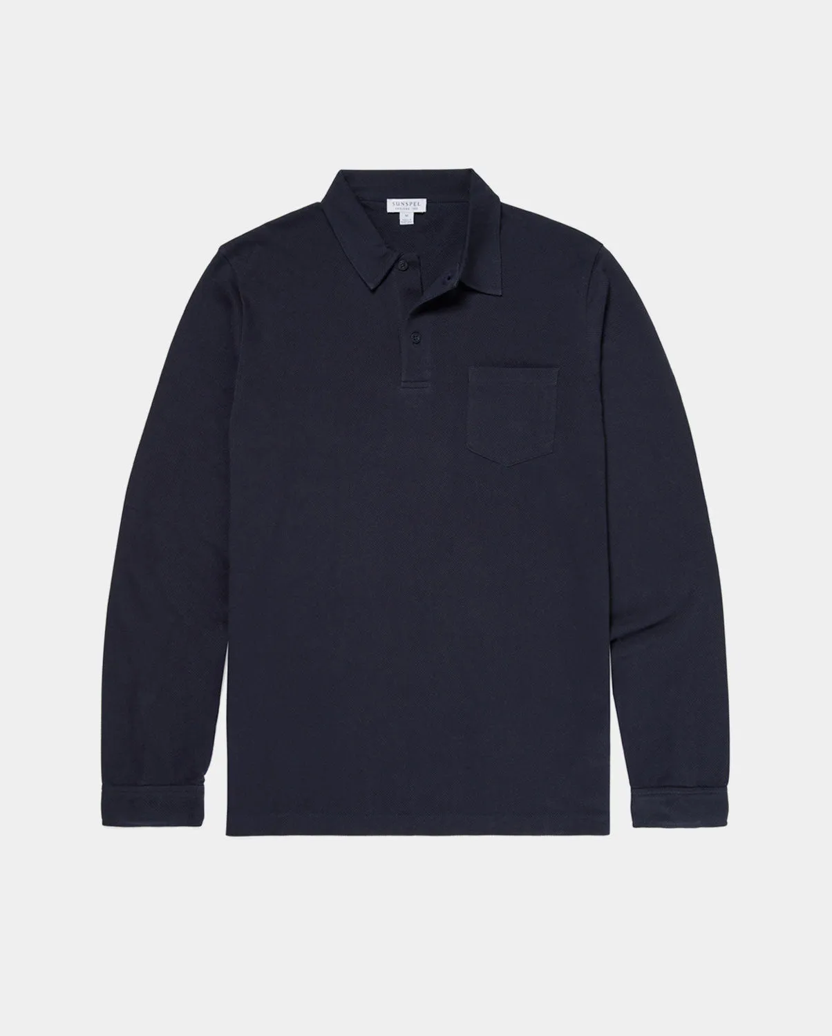 L/S RIVIERA POLO / NAVY