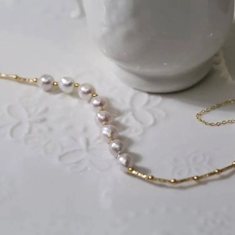 Luxury Design Baroque Pearl Choker Necklace